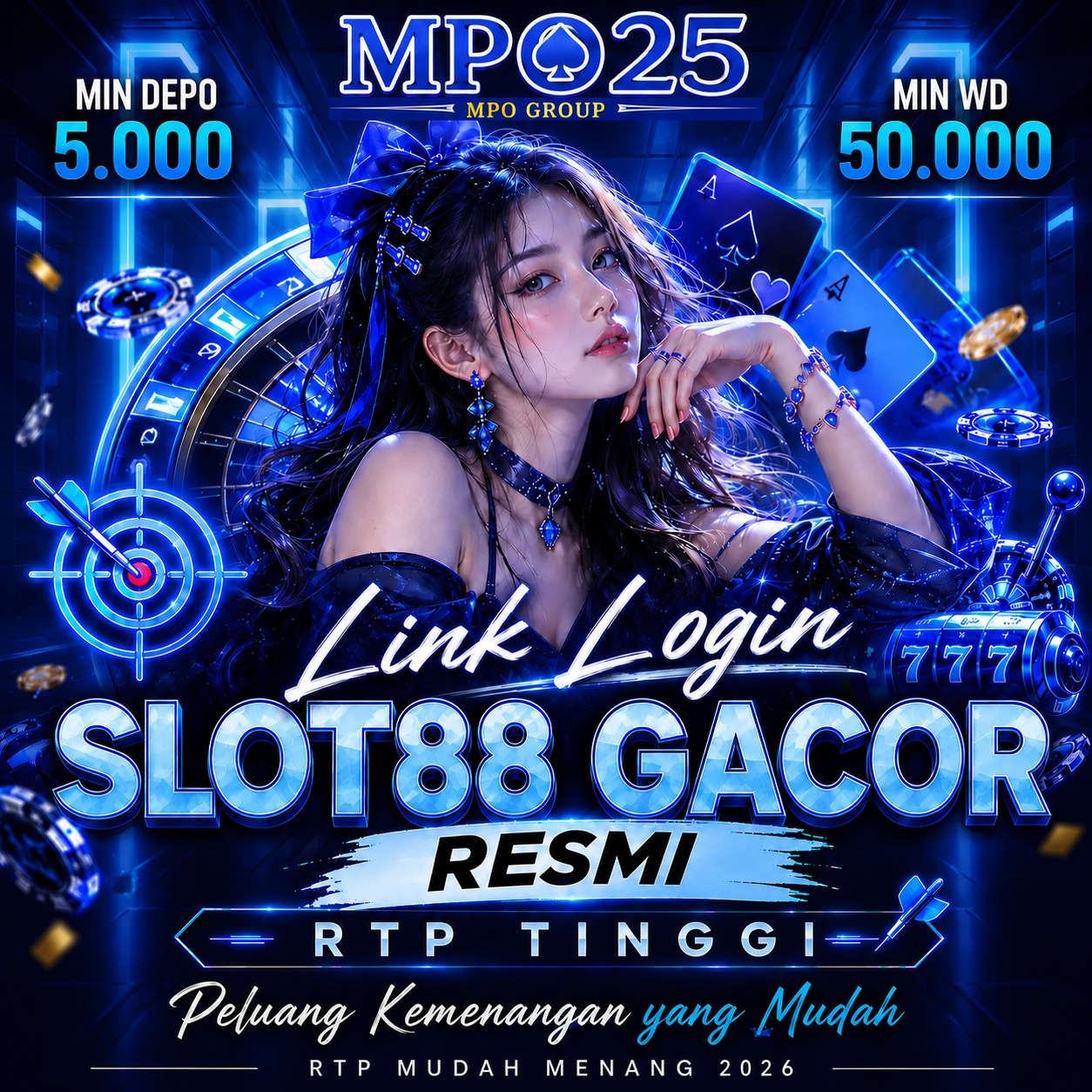 MPO25 ⚡️ Link Login & RTP Mudah Menang 2026 | Slot88 Resmi Gacor
